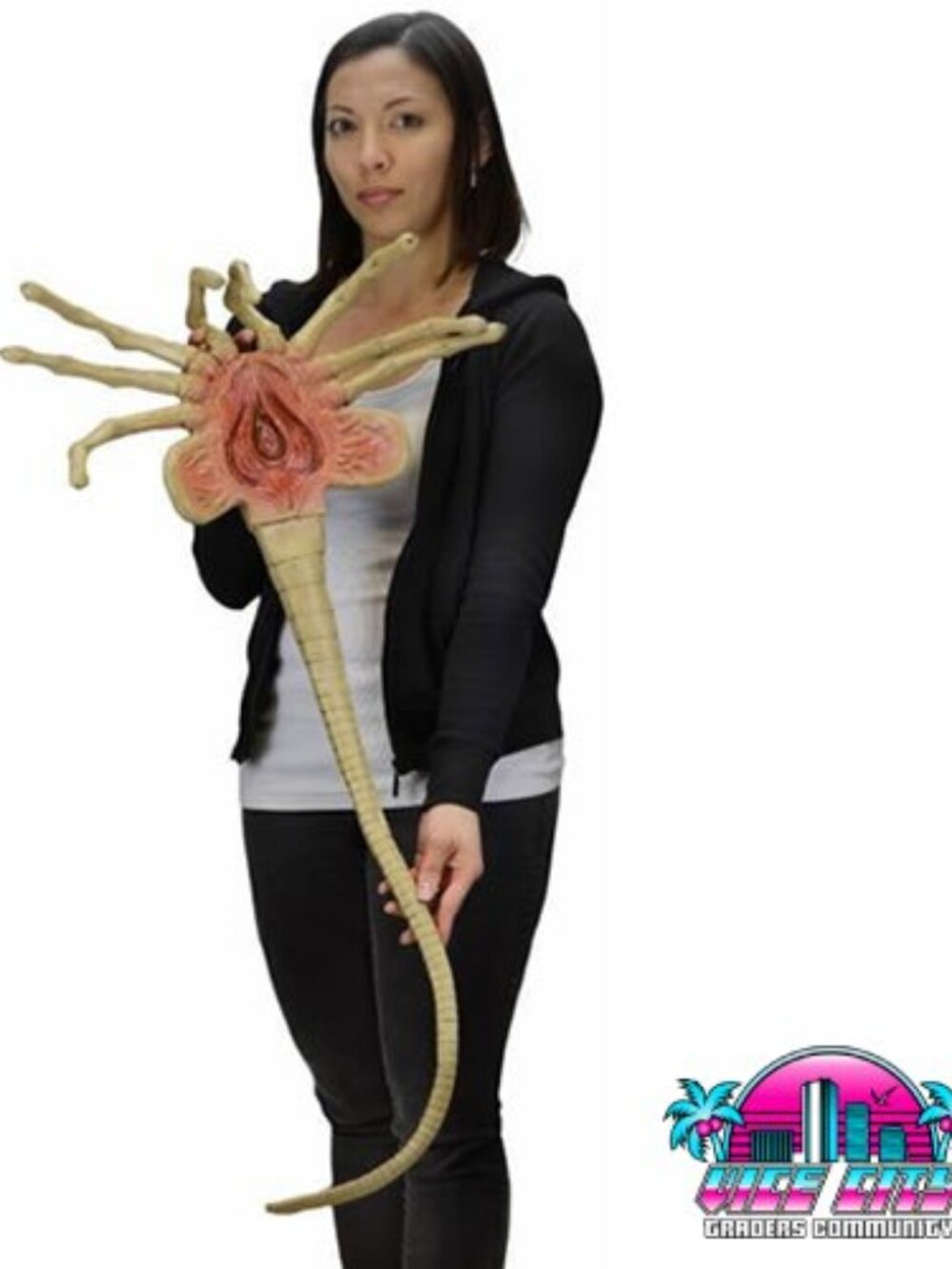 NECA Life-Size Foam Replica 1/1 Scale 40" Alien Facehugger Prop Figure